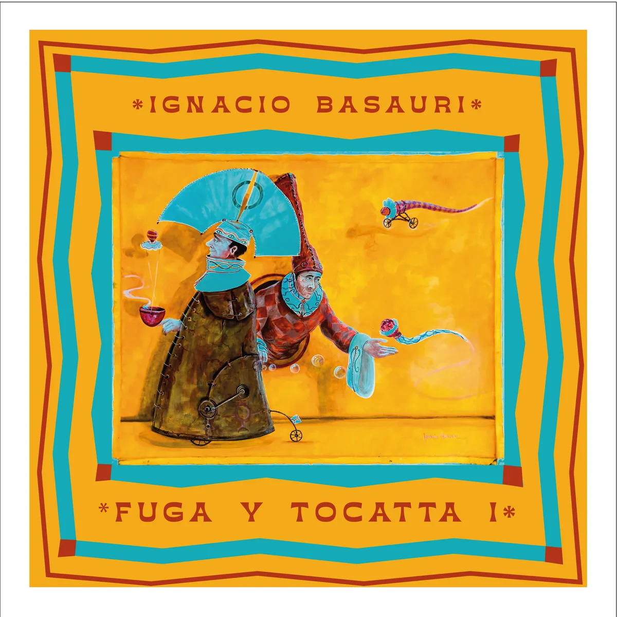 Pañuelo Fuga y Tocatta I by Ignacio Basauri - Chile