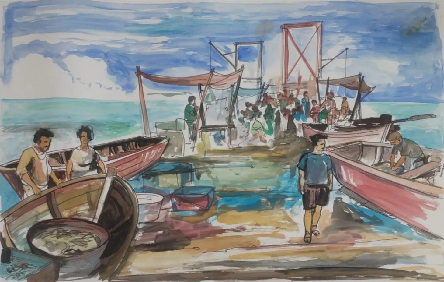 Muelle del viejo Malecón en el Puerto de La Libertad por Ignacio ...