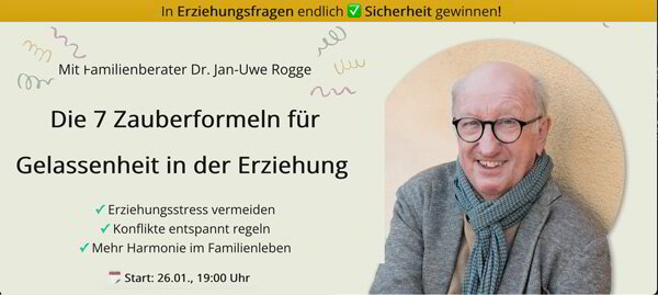 Gelassen erziehen Sprechstunde Vorschau