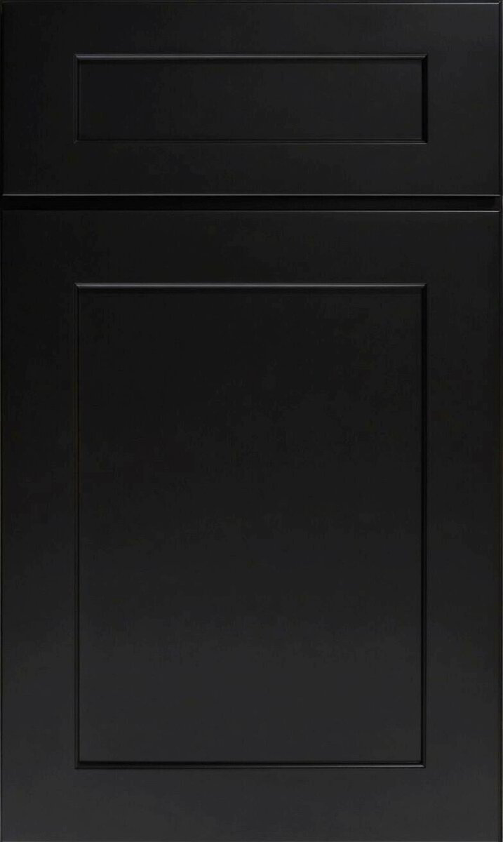 219-219120 cabinex black shaker cabinet front