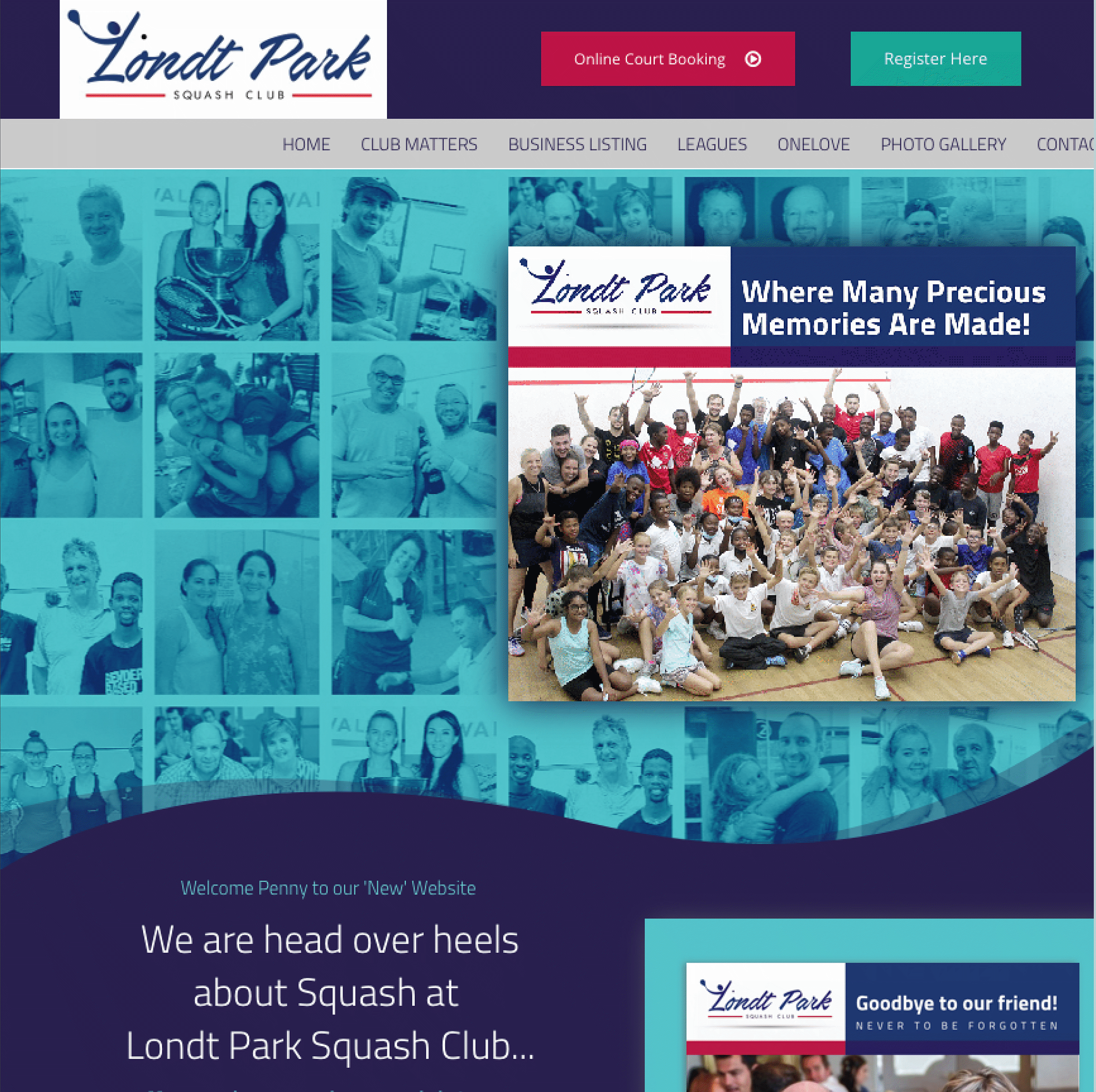 Londt Park Community Responsive Website Design