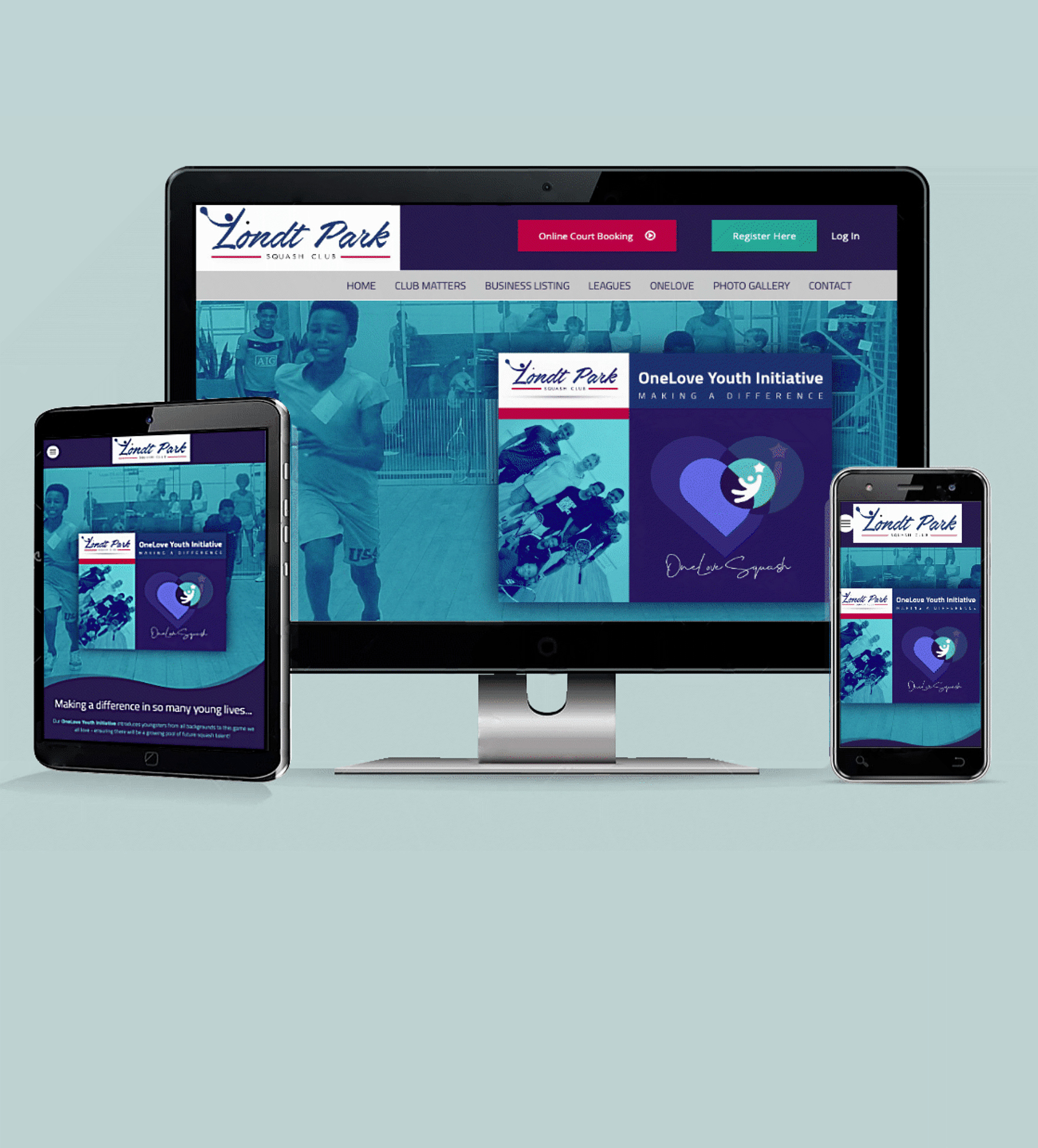 Londt Park Community Website Design
