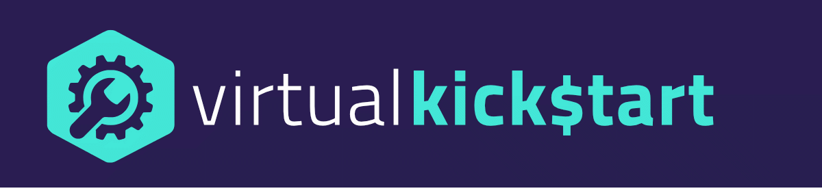 Virtual Kickstart Logo - Freelance Design Services