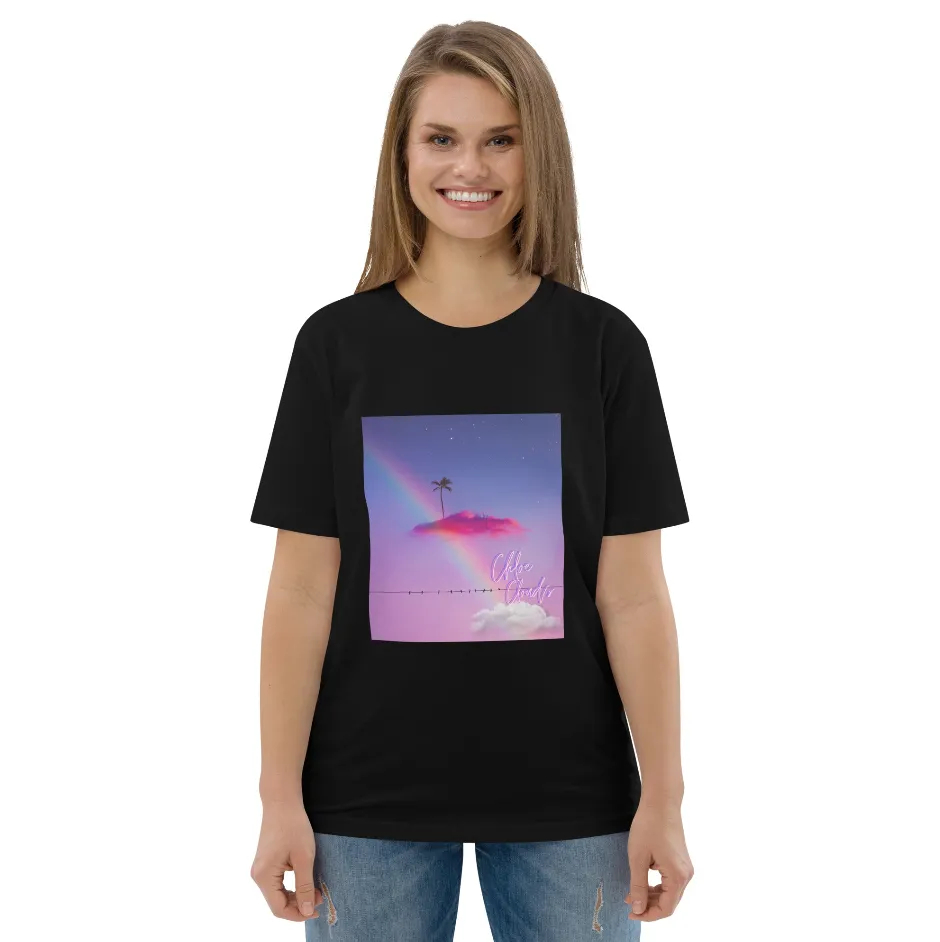 Relaxed Fit Ladies Black T-Shirt