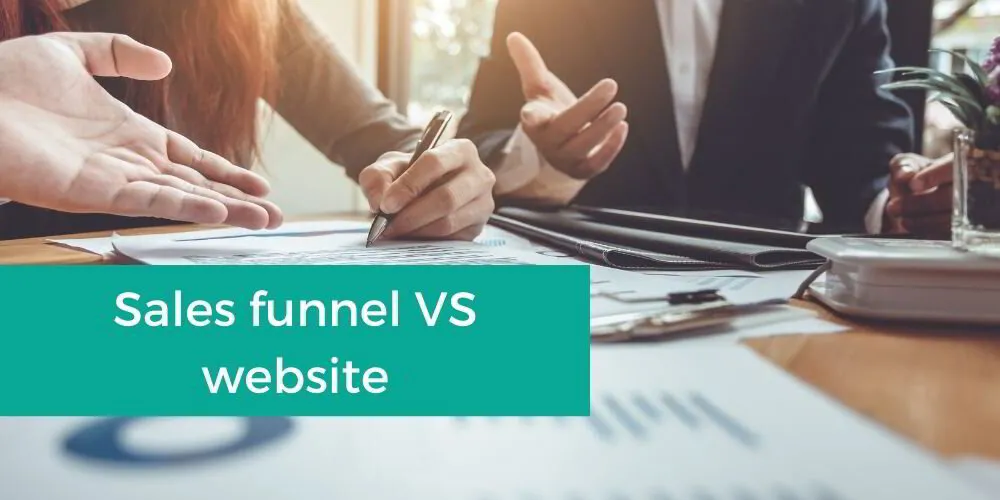 Sales funnel vs website, wat is beter?
