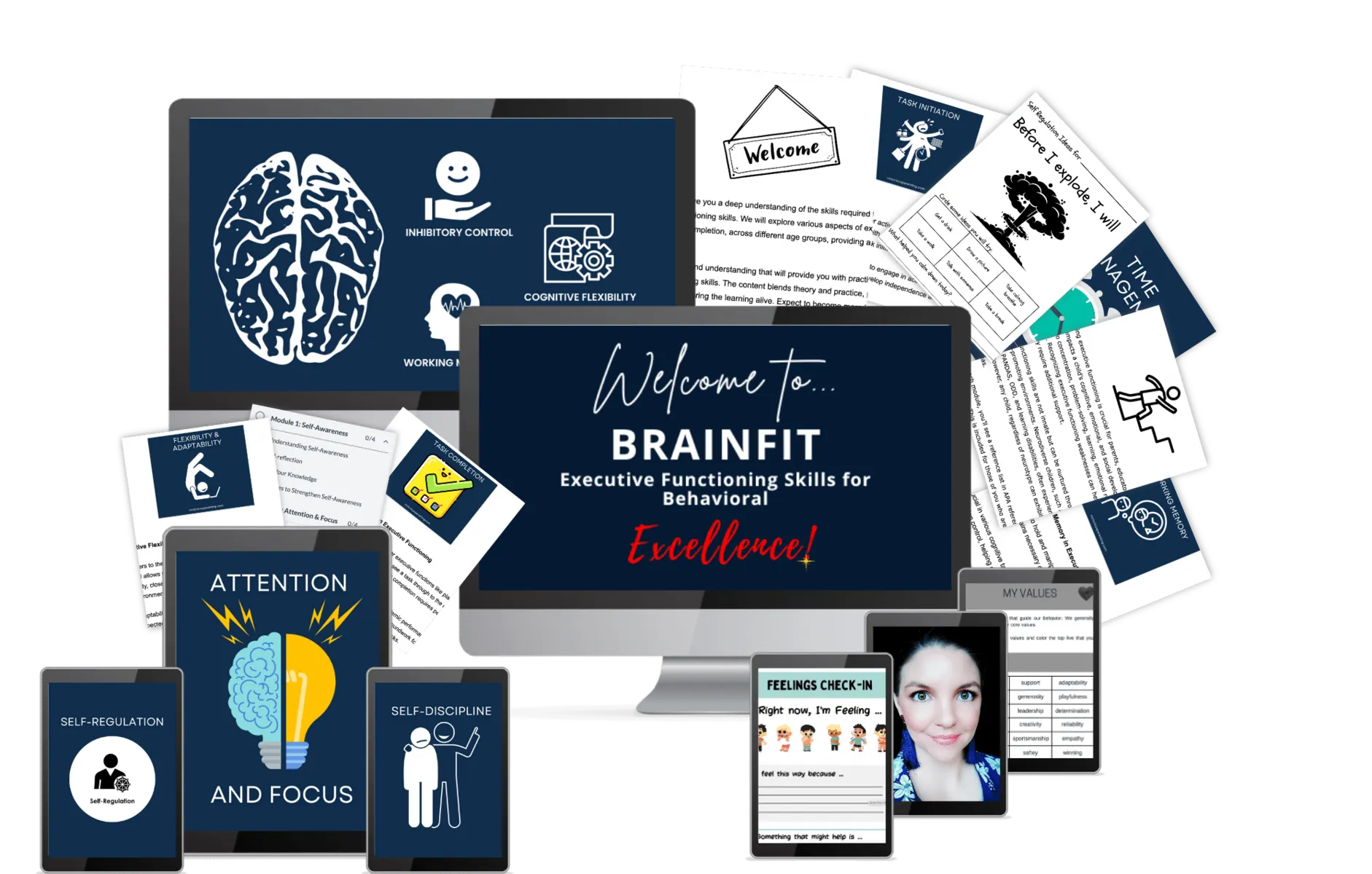 BrainFit - Executive Functioning Skills for Behavioral Excellence by Arabella Hille, Victorious Parenting