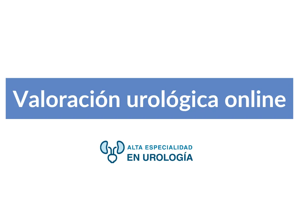 Valoración urológica online por $1,200