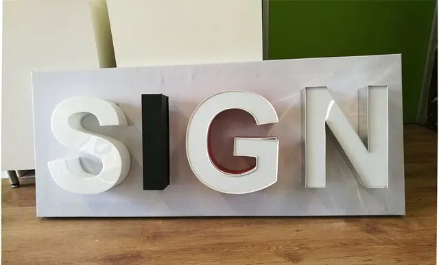 Aluminuim Channel lettering signs