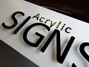 Acrylic signs