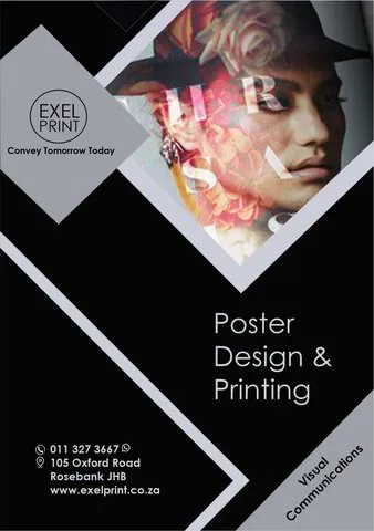 A creatively designed,  attention grabbing  and quality printed  poster