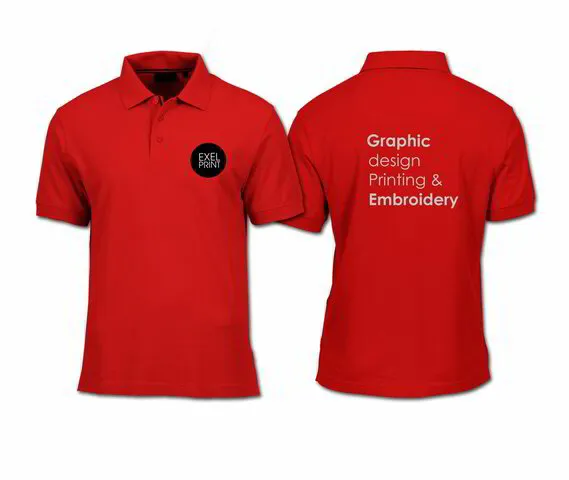 Golf t-shirts printing & embroidery