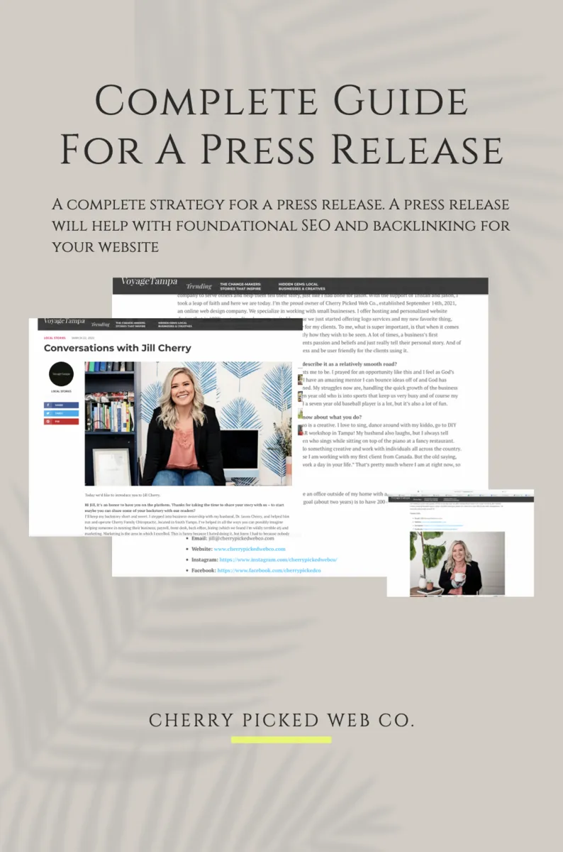 Complete Guide For A Press Release