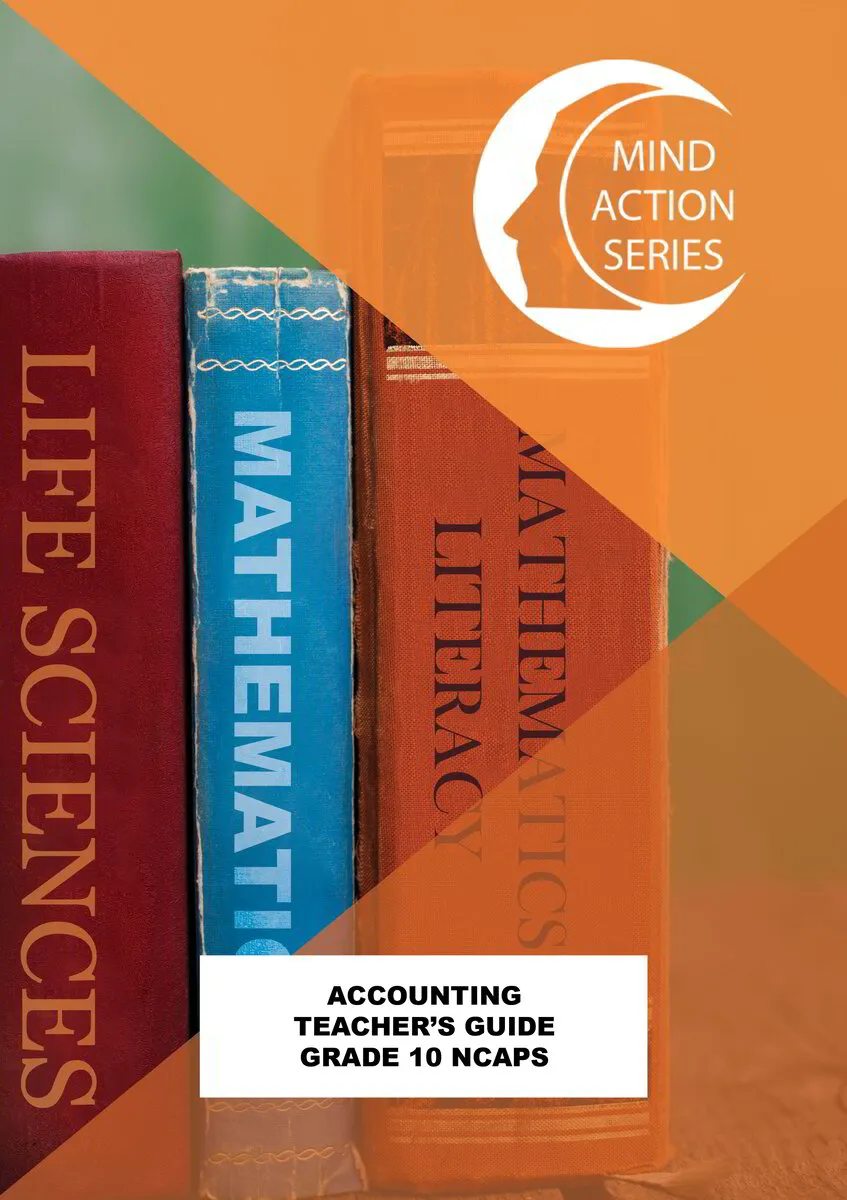 Accounting Teachers Guide NCAPS (2022) - Grade 10 - ISBN: 9781776118717 