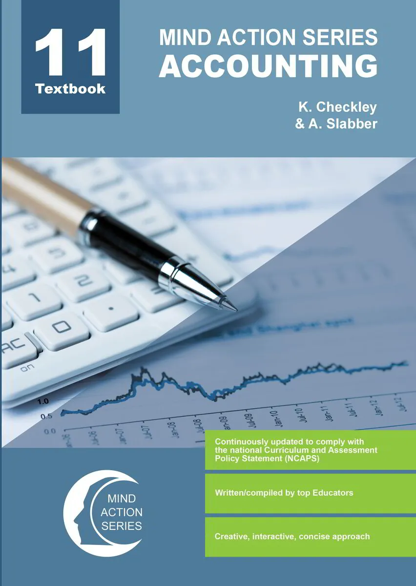 Accounting Textbook NCAPS (2022) - Grade 11- ISBN: 9781776118748