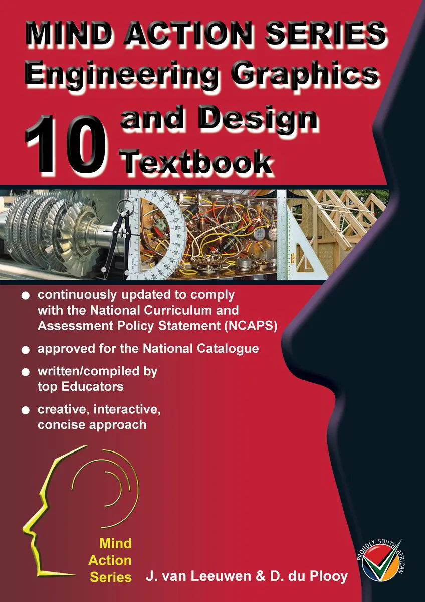 Engineering Graphics & Design Textbook NCAPS (DBE Approved) - Grade 10 - ISBN: 9781869213589