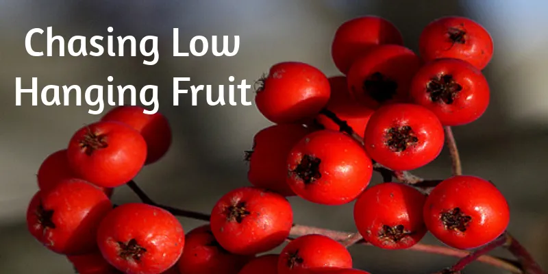 Chasing Low-Hanging Fruit