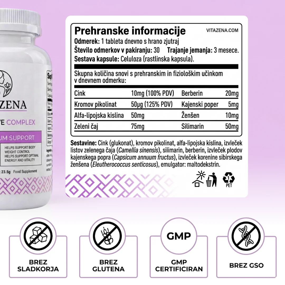 Meta Active Complex - Za aktiven metabolizem pri ženskah po 40