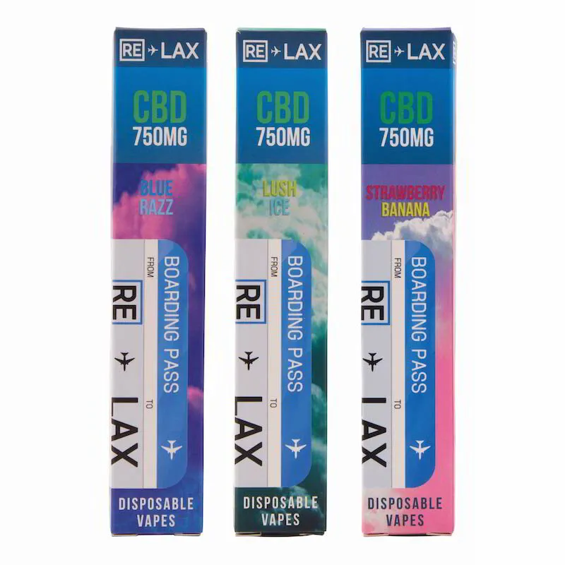 Relax CBD 750MG Vape (Strawberry Banana)
