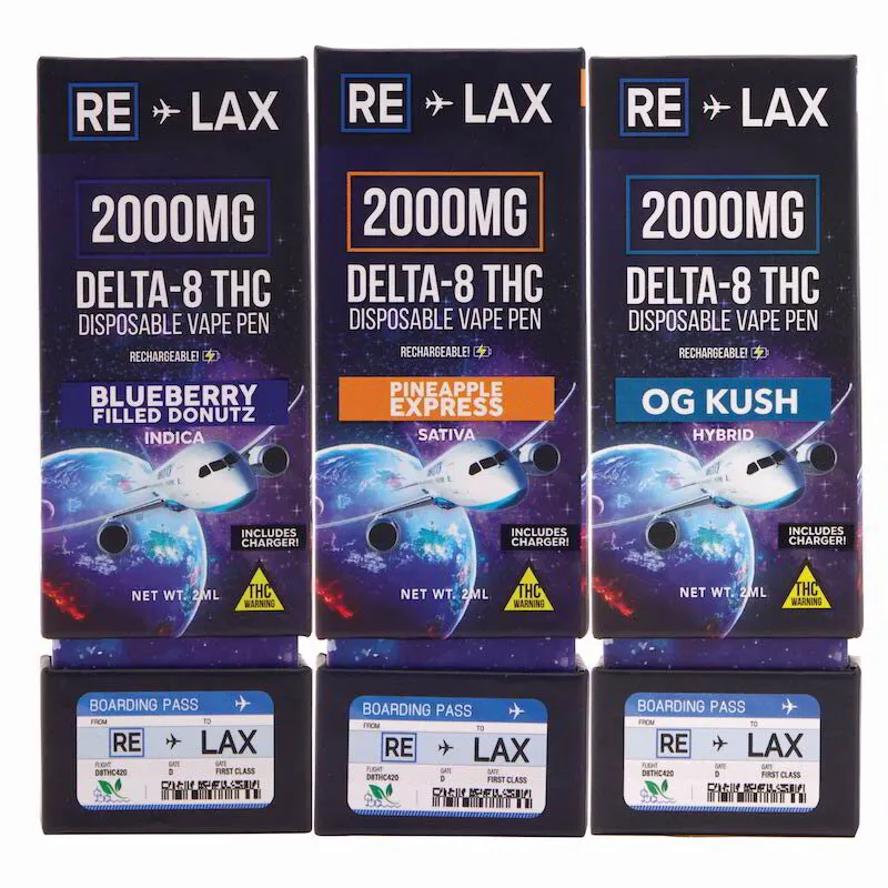 Relax Blueberry Haze 2g Vape Delta 8