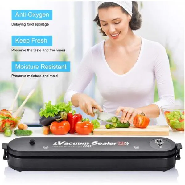 Преносима машина за вакуумиране и запечатване на храни, Vacuum Sealer