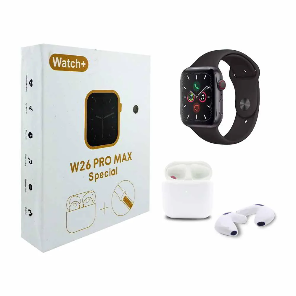 СМАРТ ЧАСОВНИК w26 PRO + ПОДАРЪК БЕЗЖИЧНИ СЛУШАЛКИ