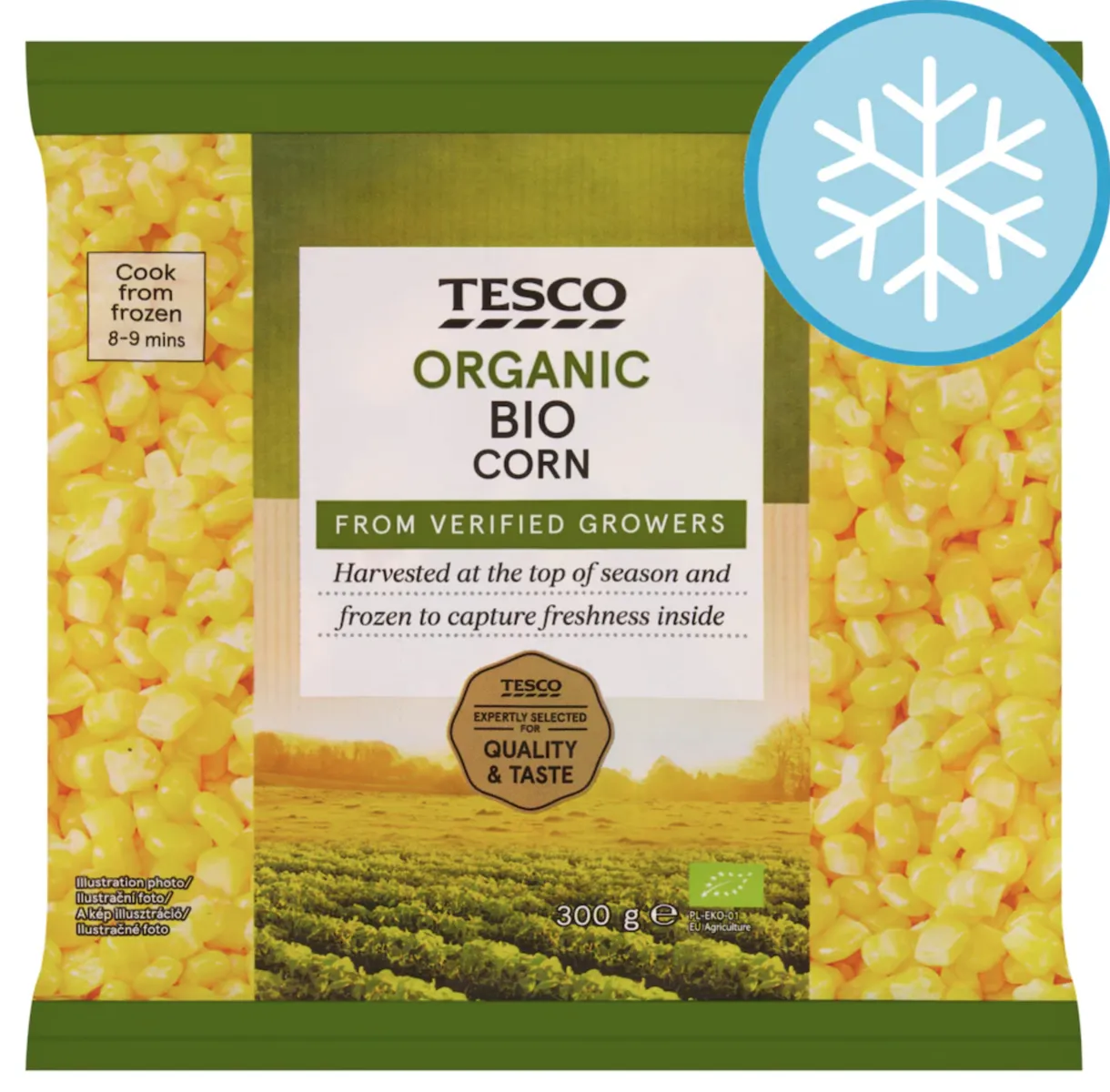 TESCO ORGANIC BIO CORN 300G