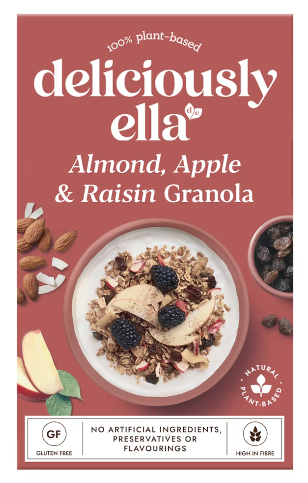 Deliciously Ella Original Granola 400g – Plant Based, Gluten Free Vegan Breakfast Cereal