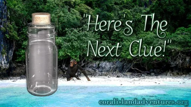 coral island adventures radio drama, audio stories, next clue to secret treasure gold