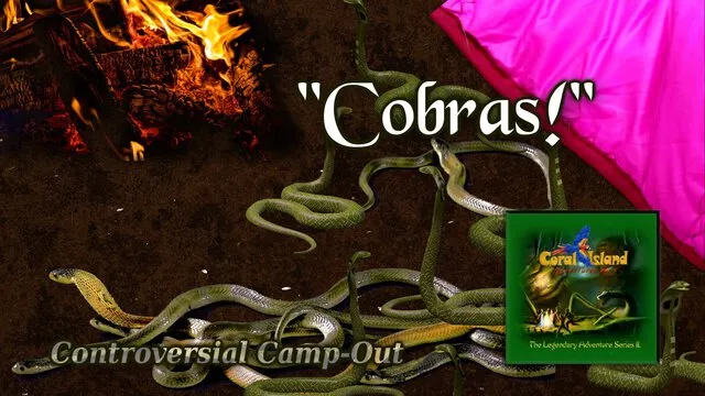 coral island adventures radio drama, audio stories, cobra snakes on the loose in Africa!