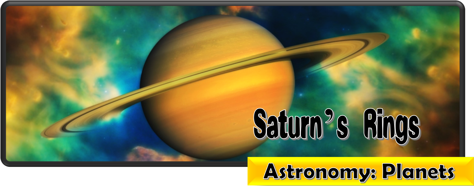 Saturn's stunning rings young age after all, and more facts