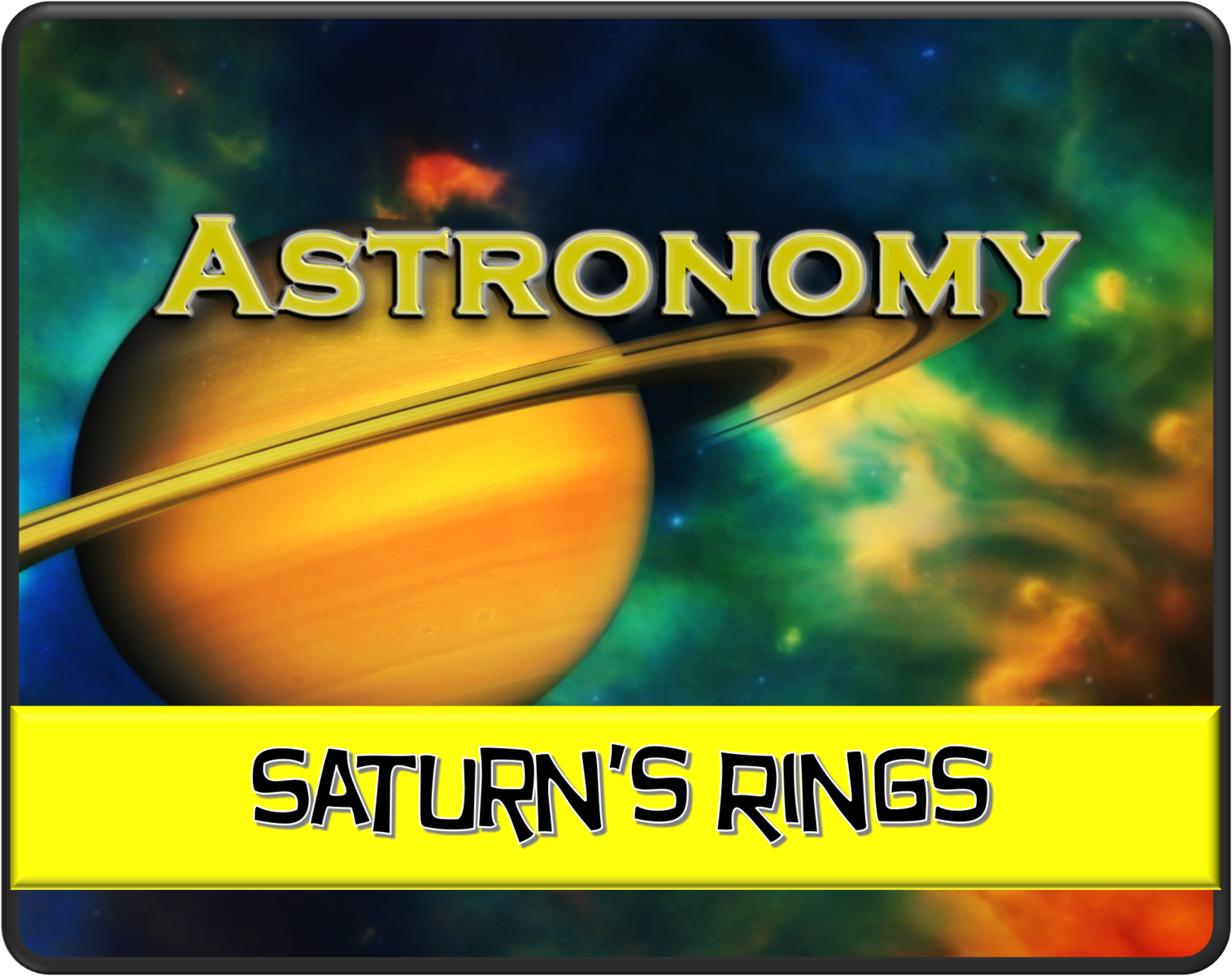 Saturn's stunning rings young age after all, and more facts