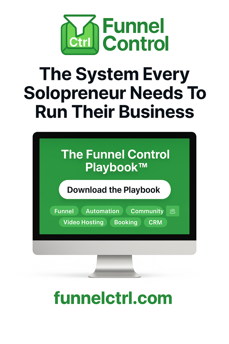 Funnel Control | Systems For Solopreneurs