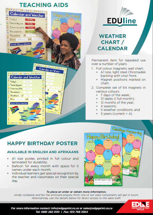 Brochures and Order Forms