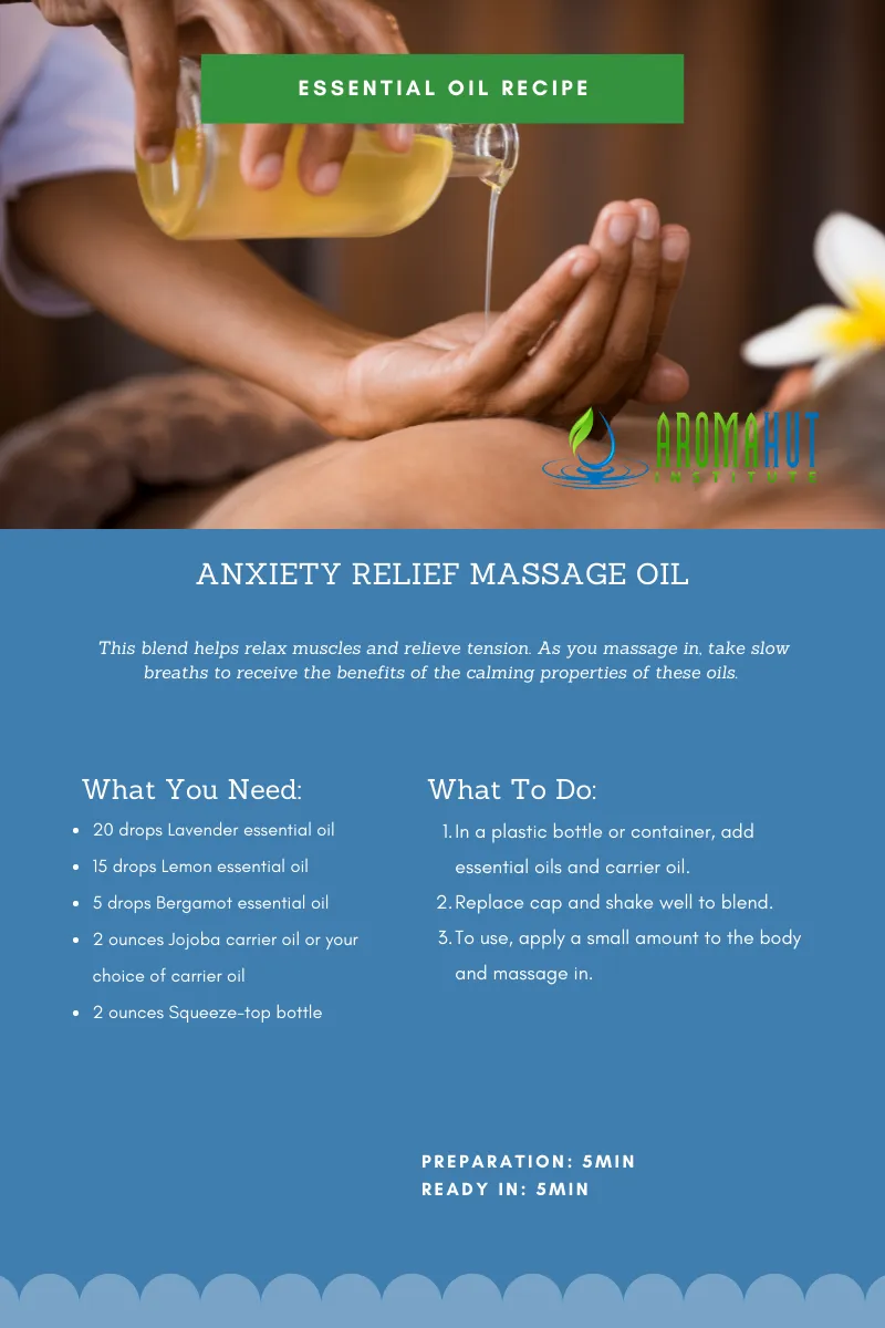 Anxiety Relief Massage Oil