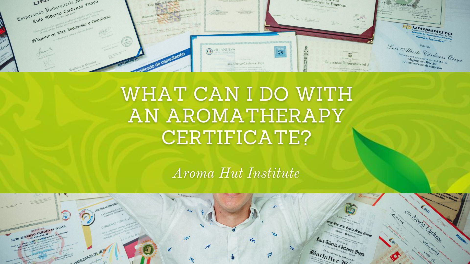 What Can I Do With an Aromatherapy Certificate?