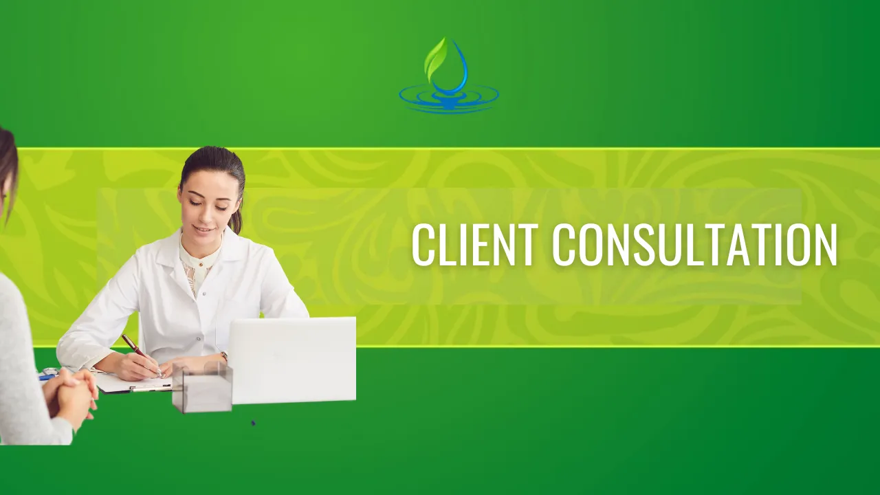 Client Consultation | Aroma Hut Institute