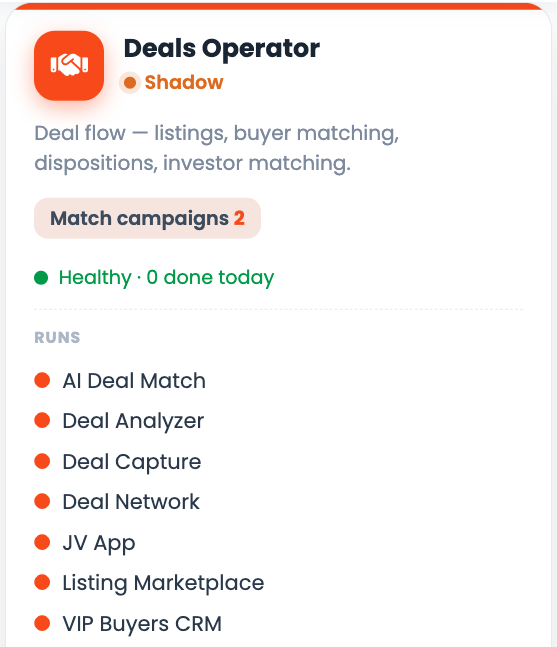 Deals Operator