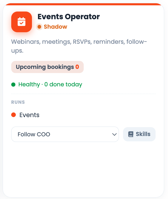 Events Operator