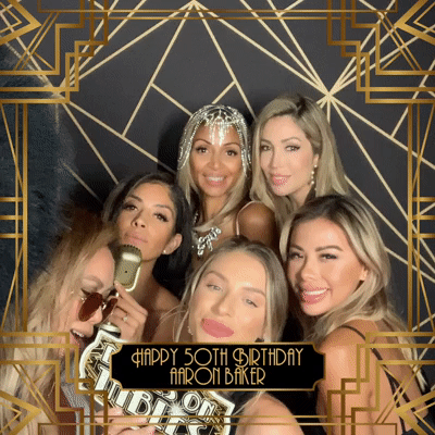 GIF photo booth rental for las vegas - bossy booths