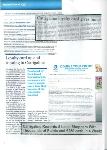Some of the press coverage one of our loyalty programs gained