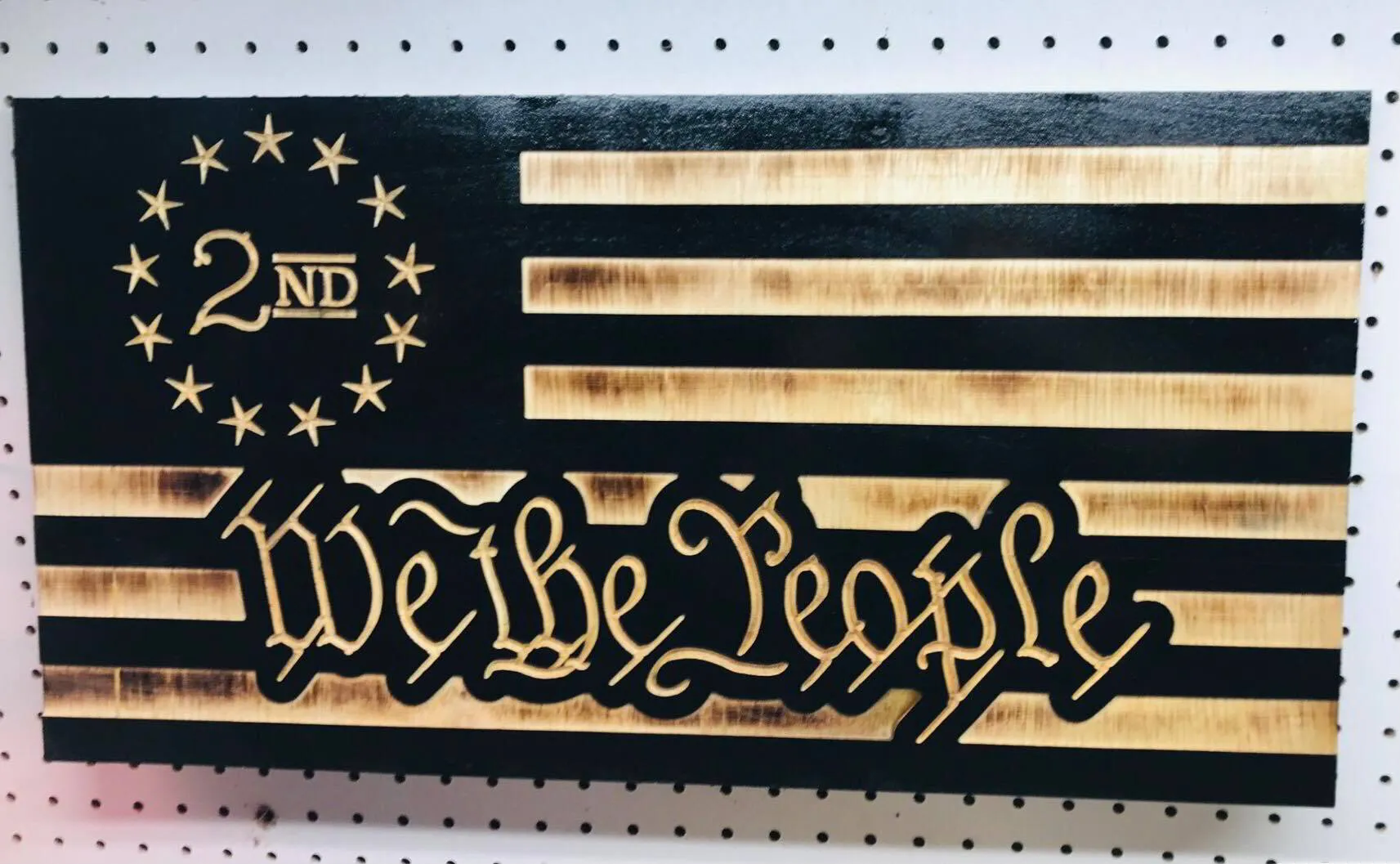 We The People Flag 13X25