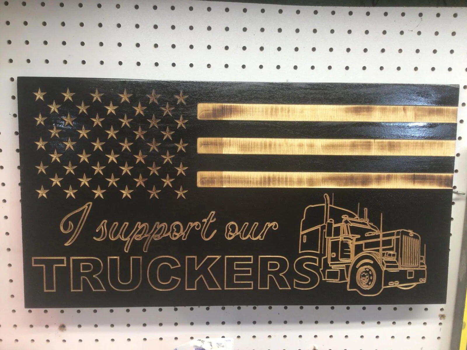 I Support our Truckers flag 