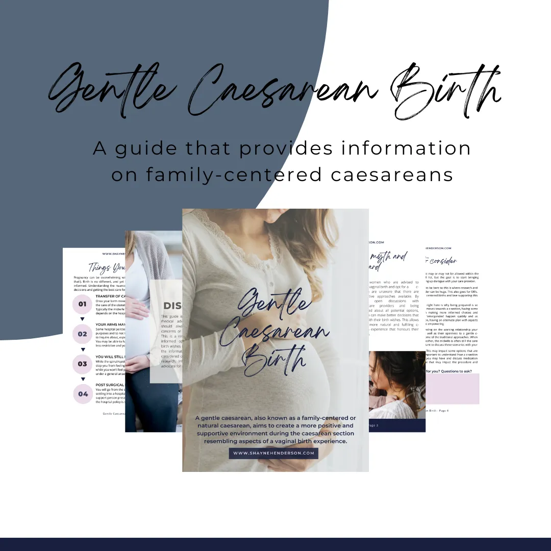 Gentle Caesarean Birth Ebook