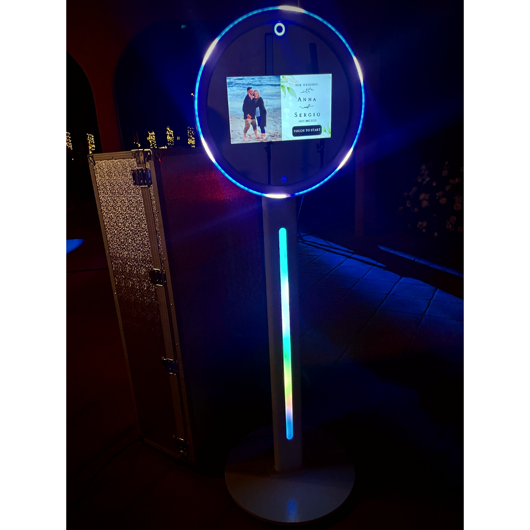 Led Ring Pattern Photo Booth Photo Booth Rentals | Event Entertainment Service
