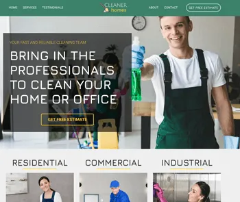 cleaning company funnel template