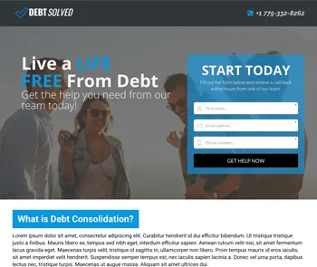 debt consolidation funnel