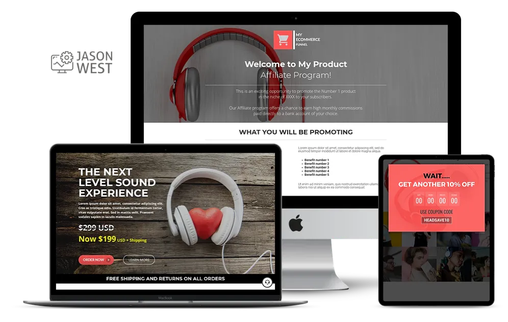 Ecommerce Funnel Template Theme