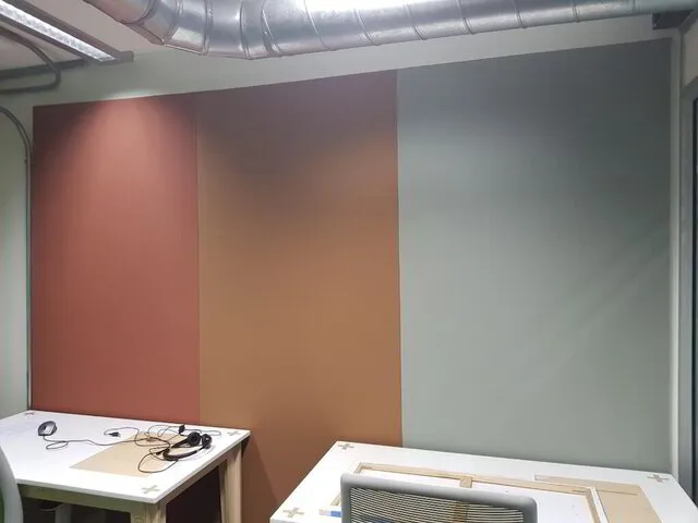 fabric wall office
