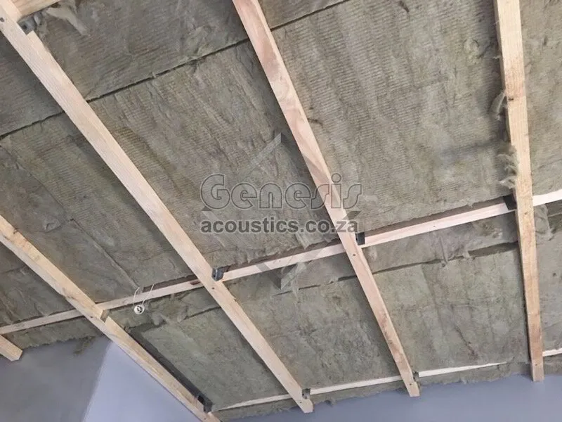 acoustically insulated ceiling