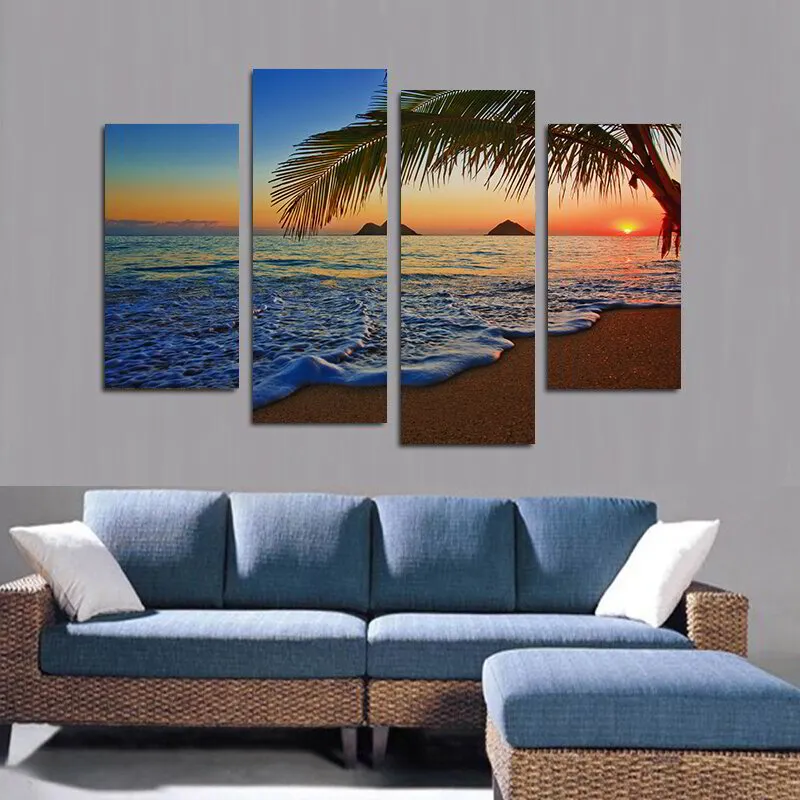 S3 Printed Acoustic Panels - Palm Beach - 4 Panels